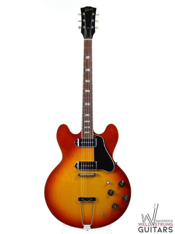 1968 Gibson ES-330 No F-Holes Employee Made Sunburst w/ OHSC image 1