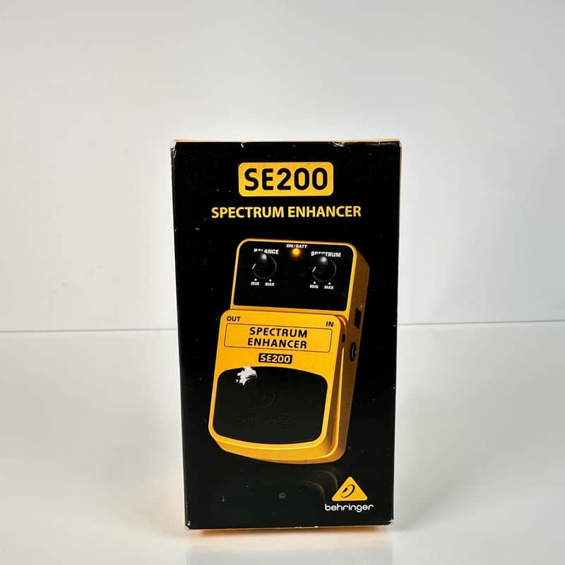 Behringer SE200 Spectrum Enhancer 2010s - Yellow | Reverb