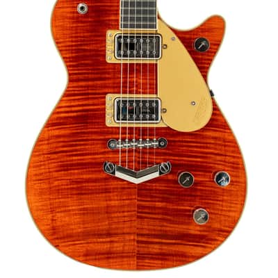 Pre-Owned Gretsch G6228FM Players Edition Jet BT Electric Guitar - Bourbon Stain | Used image 1