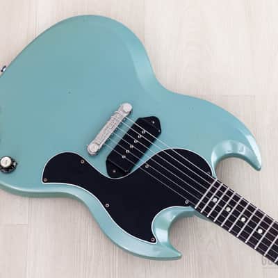 1963 Gibson Les Paul SG Junior Vintage Guitar Pelham Blue w/ Case image 8