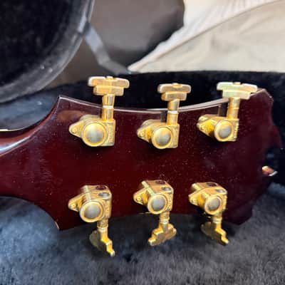 Carlo Robelli D-120 Peerless Semi-Hollow Guitar w Case image 11