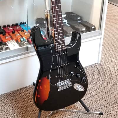 used Suhr Classic S Antique Pro in Black over 3 Tone Sunburst, Very Good Condition with Gig Bag & Paperwork image 6