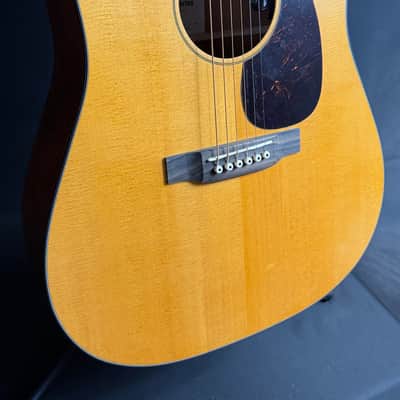 Martin D-10E Retro Dreadnought Acoustic-Electric Guitar Vintage Natural w/ Soft Case (430) image 3