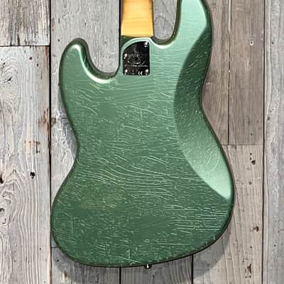 NEW Fender Custom Shop Limited Edition '60s Jazz Bass Deluxe Closet Classic - Aged Sage Green Metallic, Pro Set Up Included! Ships Fast and Free! image 9