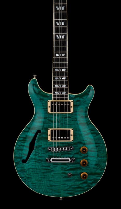 Hamer Custom Shop Artist Custom (2004) - Transparent Teal #53727 with Original Hard Case image 1