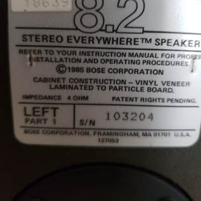 Bose 8.2 "Stereo Everywhere" Vintage Speakers image 6