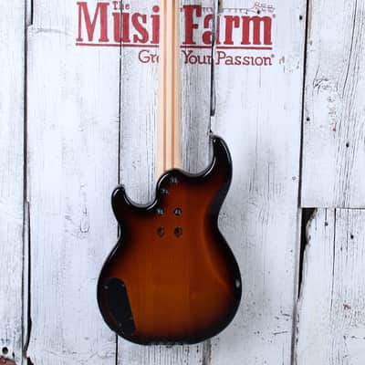 Yamaha BB Series BB434M 4 String Electric Bass Guitar Tobacco Brown Sunburst image 6