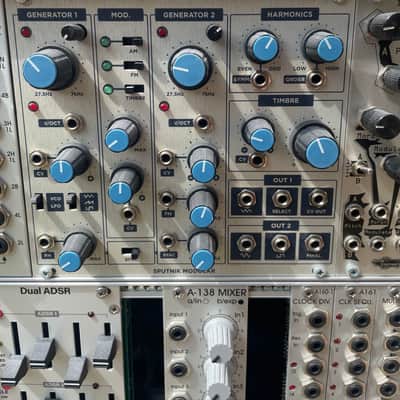 Make noise, Doepfer, analogue solutions, intelligel, mutable instruments. Sputnik, noise engineering Modular system 2018 image 12
