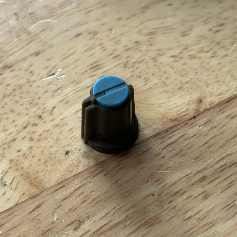 1980s TASCAM 246 Portastudio “Effect” Knob Blue Priced Individually image 1