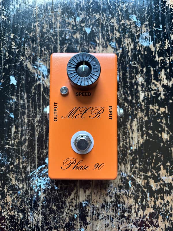 Analogman MXR Phase 90 '74 Script Logo Reissue with Mod 2010s - Orange