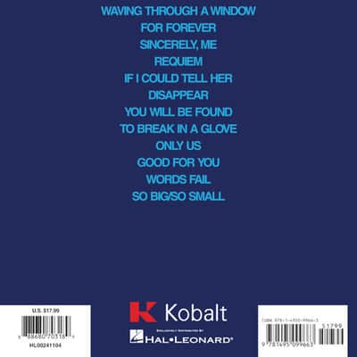 Dear Evan Hansen Easy Piano Vocal Selections image 2