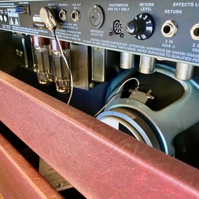 RIVERA Fandango 55 Burgundy 1x12 Tube Boutique Amplifier image 5
