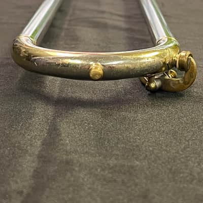VINTAGE 1960s King 2B Liberty Straight Tenor Trombone image 11