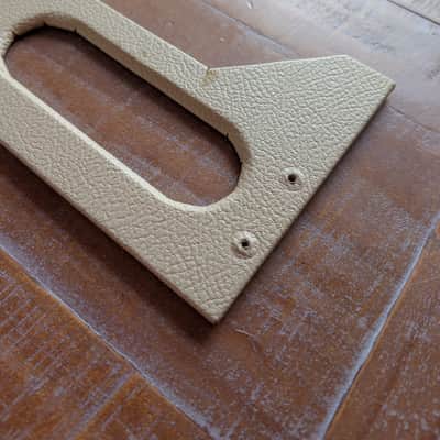 Early 1960's Fender Blonde Amplifier Head Rear Panel Cover Original Part image 3