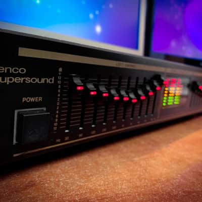 LENCO SUPERSOUND 🌈RaRe🌈 Vintage Stereo Graphic Equalizer image 2