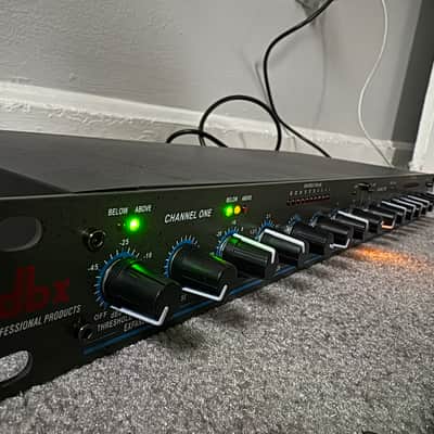 dbx 166XL Stereo Compressor / Limiter / Gate 2000s - Black image 3