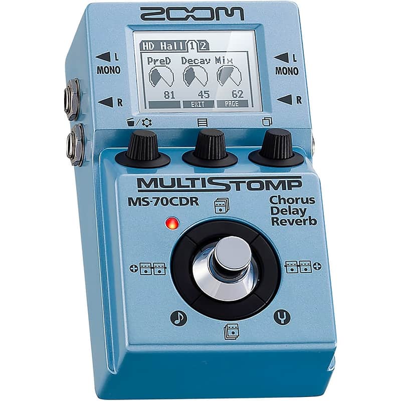 Zoom MS-70CDR MultiStomp Effects Pedal image 1