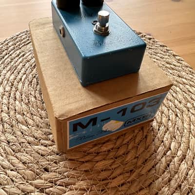 MXR M103 Script Blue Box Script Reissue 2008 - 2013 - Blue image 2