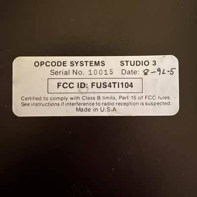Opcode Systems Studio 3 image 3