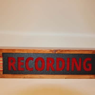 Studio Recording Sign On Air Sign Light Studio Warning Light Wood RCA Style - Brand New image 6