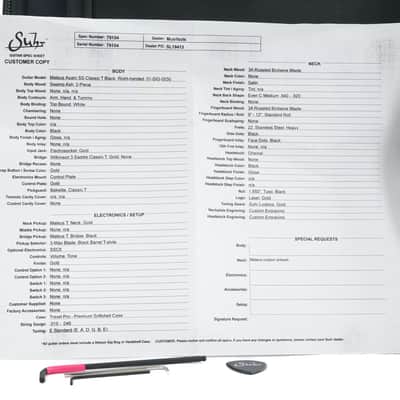 Suhr Mateus Asato T Black image 13