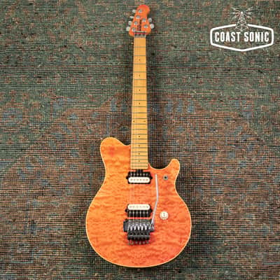 1997 Ernie Ball Music Man Axis EX Pink made in Japan MIJ EVH image 2