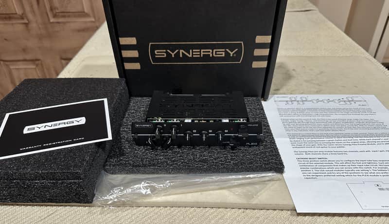 Synergy Plexi Module 2-Channel Marshall-Style All-Tube Preamp - Black image 1