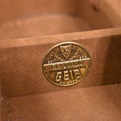 c. 1950's Geib Soprano Ukulele Soft Shell Case Brown image 9