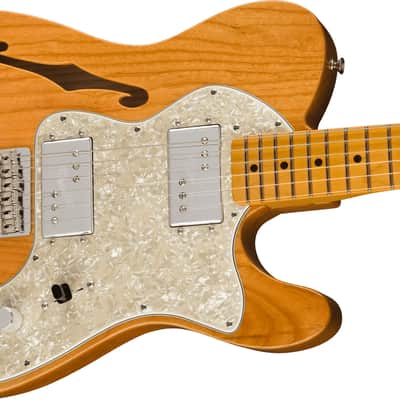 Fender American Vintage II 1972 Telecaster Thinline, Maple Fingerboard - Aged Natural image 4