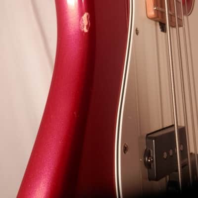 Sadowsky MetroLine 21 Fret Vintage P/J Candy Apple Red Metallic High Polish Alder Body with bag image 14
