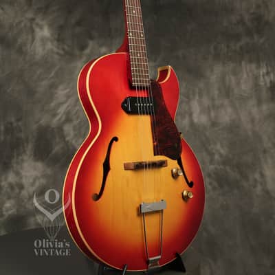 1966 Gibson ES-125TC Cherry Sunburst w/ original hardshell case + HANG TAG!!! image 10