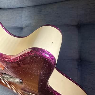 Danelectro Convertible 1990s - Magenta Sparkle image 13