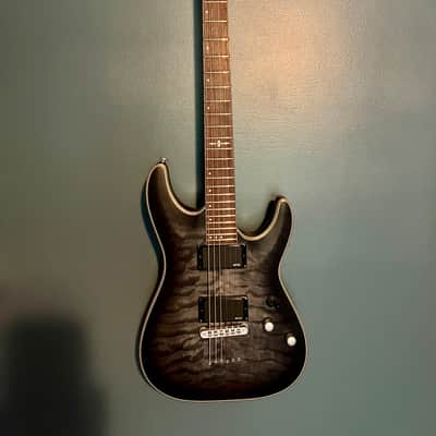 Schecter C-1 Platinum w/ Road Runner hardshell case image 1
