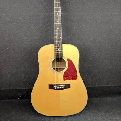 Ibanez Artwood AW12-NT Acoustic Guitar Natural Finish Solid Top Dreadnought image 1