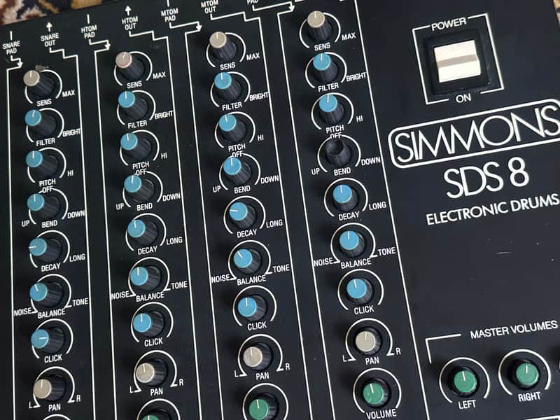 Simmons SDS8 5-Channel Drum Synthesizer 1983 - Black image 1