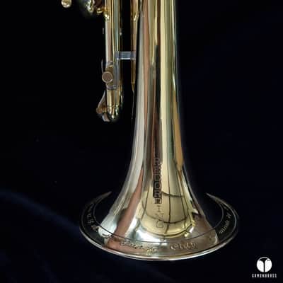 F.E. Olds & Son Super Recording Los Angeles offset valves cornet gamonbrass image 20