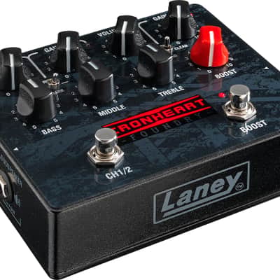 Laney Foundry Series Ironheart Loudpedal, 60W 2 Channel Floor Amplifier image 1