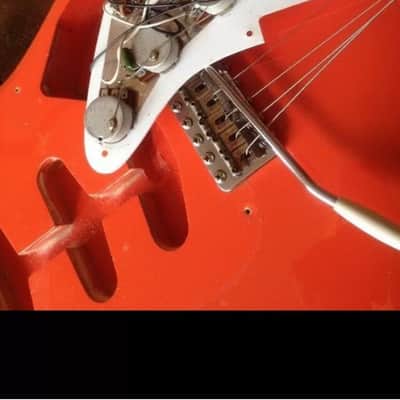 Squier Stratocaster JV series 1983 1983 Fiesta red image 14