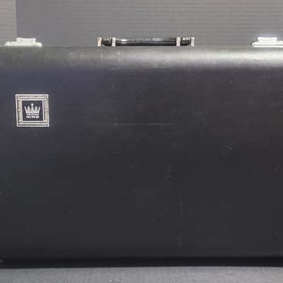 Vintage King Sliver Flair 1055T Professional Trumpet, Mouthpiece and Original Hard Case 1970-1975 - Silver plated image 23