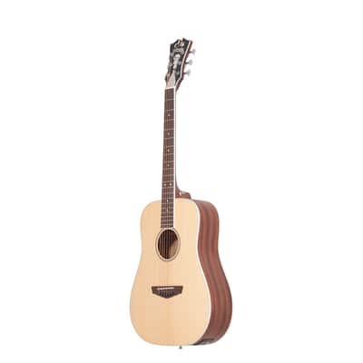 D'Angelico Guitars Premier Niagara Mini Dreadnought Acoustic Guitar, Natural image 2