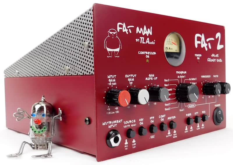 TL Audio Fat Man FAT2 Tube Compressor Mic Preamp +Top Zustand OVP+ 1,5J Garantie image 1