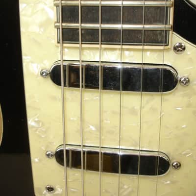 D'Angelico Premier Bedford SH Semi-Hollow Electric Guitar, Black Flake image 6