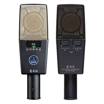 AKG C414 XLS ST Stereo Pair Studio Condenser Recording Microphone PROAUDIOSTAR image 2