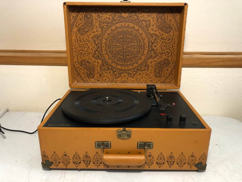 Crosley CR6249U-EM1 Turntable Record Player Portable Speaker | Reverb