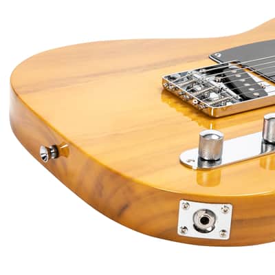 Maple Fingerboard GTL Electric Guitar SS Pickup - Transparent Yellow image 11