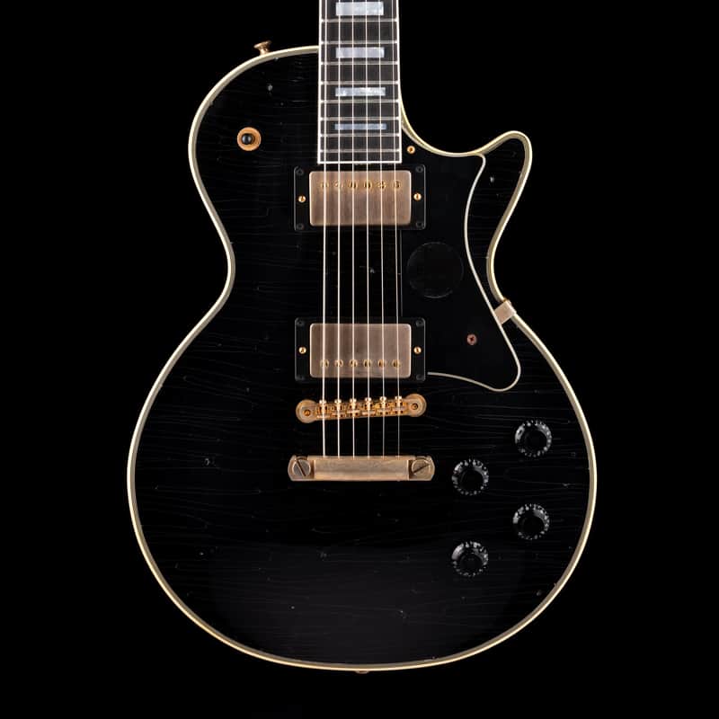 Heritage Custom Shop Core Collection H-157 Mahogany Top Artisan Aged Ebony with Case image 1