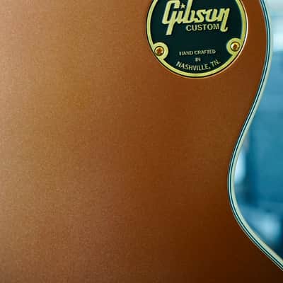Gibson Custom Shop M2M Les Paul Custom Cartridge Brass Ebony Board 2023 image 8