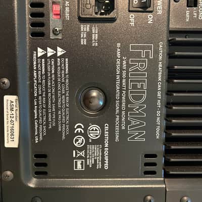 Friedman ASM-12 500 watt FRFR amp image 4