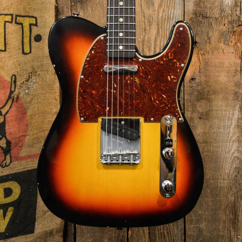 Fender Custom Shop 1963 Telecaster Journeyman Relic - Aged 3-Tone Sunburst image 1