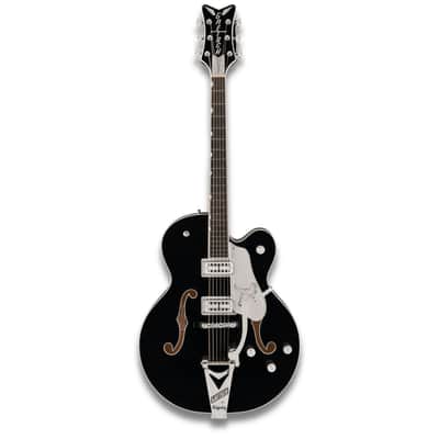 Gretsch Falcon Hollow Body Electric Guitar with Ebony Fingerboard Black image 1